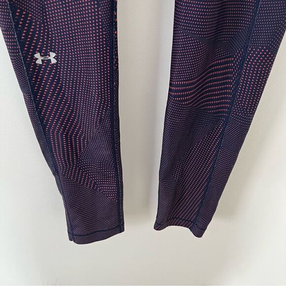 Under Armour Navy Red Printed Athletic Leggings - Picture 6 of 6
